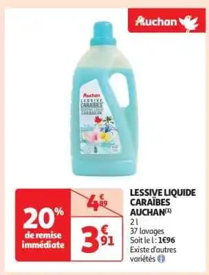 Lessive Liquide Caraïbes Auchan