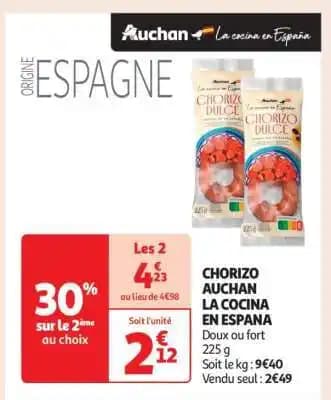CHORIZO AUCHAN LA COCINA EN ESPANA