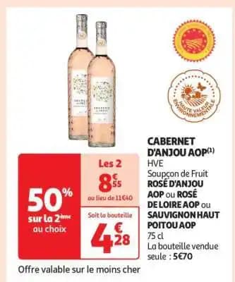 Promotion Exclusives de 6
            
        
        Cabernet d'anjou aop : Découvrez l'Offre incontournable