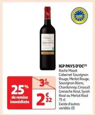 Promotion Exclusives de 30
            
        
        Igp pays d'oc : Découvrez l'Offre incontournable