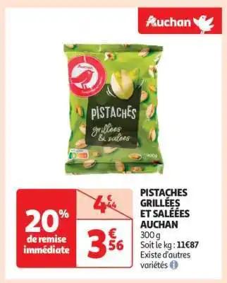 Pistaches Grillées Et Salées Auchan