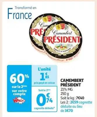 Promotion Exclusives de 28
Président : Découvrez l'Offre incontournable