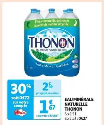 Promotion Exclusives de 32
Eau minérale naturelle : Découvrez l'Offre incontournable