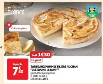 Promotion Exclusives de 6
Tarte aux pommes : Découvrez l'Offre incontournable