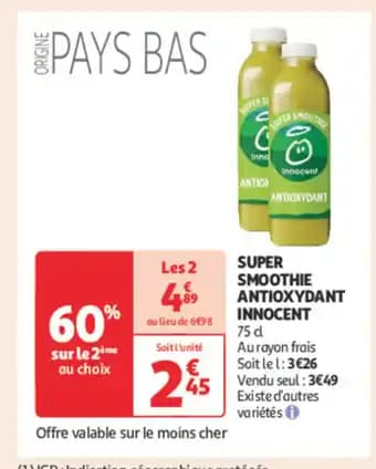 INNOCENT Super smoothie antioxydant