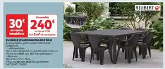 ENSEMBLE DE JARDIN MODULABLE JULIE