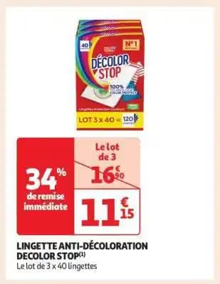 Lingette Anti-Décoloration Decolor Stop