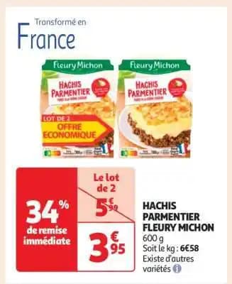 Hachis Parmentier Fleury Michon