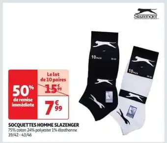 SOCQUETTES HOMME SLAZENGER