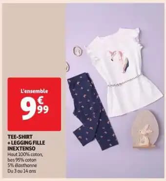 Tee-Shirt + Legging Fille Inextenso