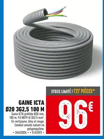 Gaine icta ø20 3g2,5 100 m