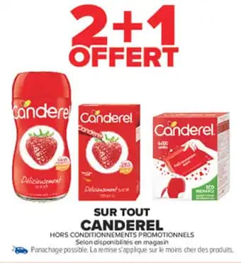 Promotion Exclusives de 7
Canderel : Découvrez l'Offre incontournable