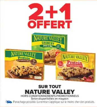 NATURE VALLEY Sur tout