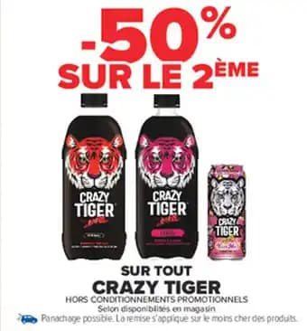 Promotion Exclusives de 10
Crazy tiger : Découvrez l'Offre incontournable