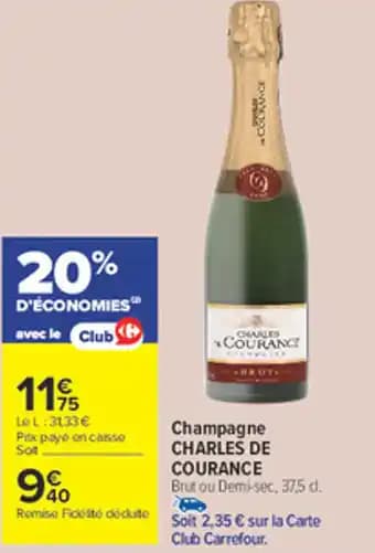 Promotion Exclusives de 2
Charles de courance : Découvrez l'Offre incontournable