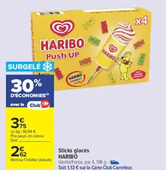 HARIBO Sticks glacés 198 g