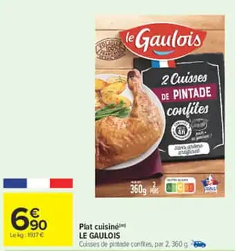 LE GAULOIS Plat cuisiné 360 g