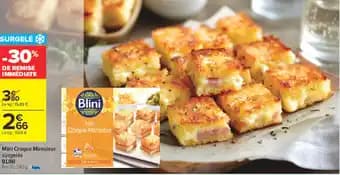 BLINI Mini Croque Monsieur surgelés