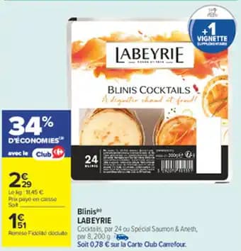 LABEYRIE Blinis 200 g