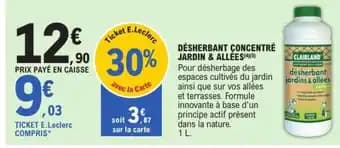 DÉSHERBANT CONCENTRÉ JARDIN & ALLÉES