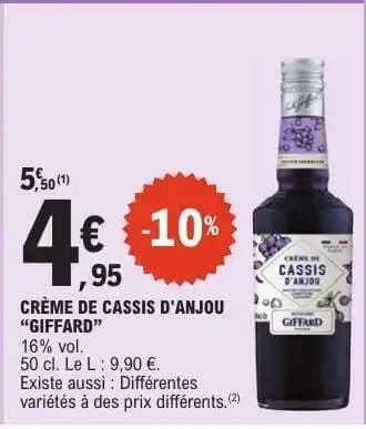 Promotion Exclusives de 10
            
        
        Giffard : Découvrez l'Offre incontournable