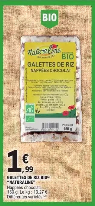 Promotion Exclusives de 2
            
        
        Galettes de riz : Découvrez l'Offre incontournable