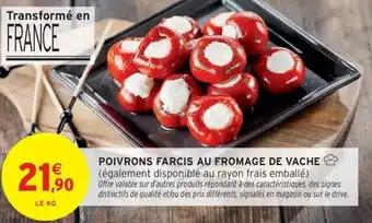 Poivrons farcis au fromage de vache 1 kg