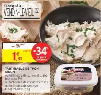 Promotion Exclusives de 10
Tartinable : Découvrez l'Offre incontournable