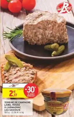 LOU GASCOUN TERRINE DE CAMPAGNE LABEL ROUGE À L'ARMAGNAC