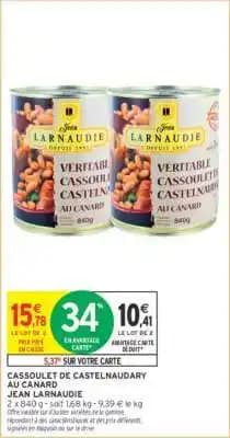 Promotion Exclusives de Cassoulet de castelnaudary : Découvrez l'Offre incontournable