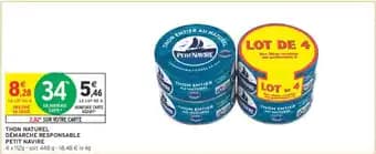 PETIT NAVIRE THON NATUREL DÉMARCHE RESPONSABLE