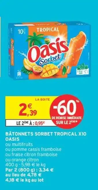Promotion Exclusives de 6
Sorbet : Découvrez l'Offre incontournable