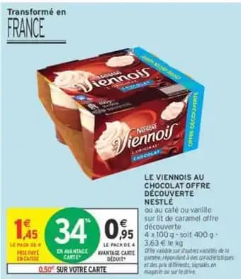 NESTLÉ LE VIENNOIS AU CHOCOLAT OFFRE DÉCOUVERTE