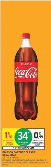 COCA-COLA BOISSON GAZEUSE CLASSIC