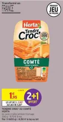 HERTA TENDRE CROC' X2 COMTÉ
