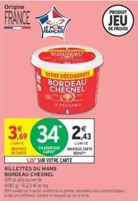BORDEAU CHESNEL RILLETTES DU MANS