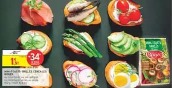 ROGER MINI-TOASTS GRILLÉS CÉRÉALES