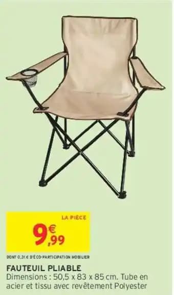Promotion Exclusives de 1
Fauteuil pliable : Découvrez l'Offre incontournable
