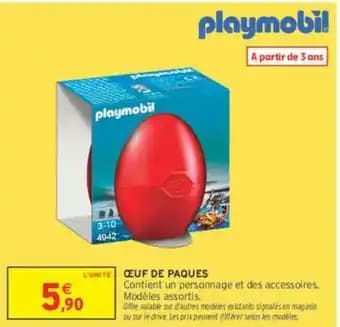 PLAYMOBIL Oeuf de Pâques