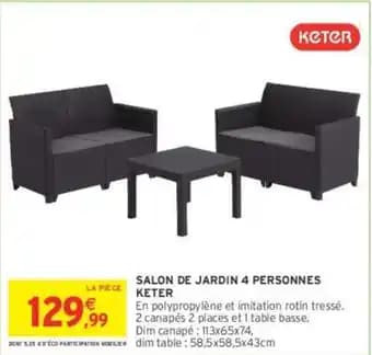 Promotion Exclusives de 20
Keter : Découvrez l'Offre incontournable