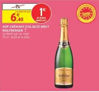 WOLFBERGER AOP CRÉMANT D'ALSACE BRUT
