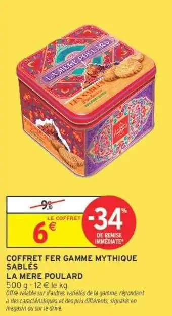 LA MERE POULARD COFFRET FER GAMME MYTHIQUE SABLÉS