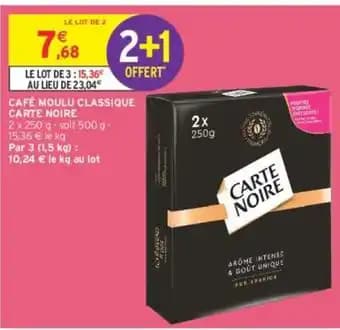 CARTE NOIRE CAFÉ MOULU CLASSIQUE