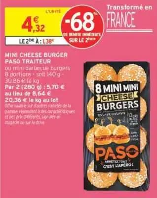 Promotion Exclusives de 11
Cheese burger : Découvrez l'Offre incontournable