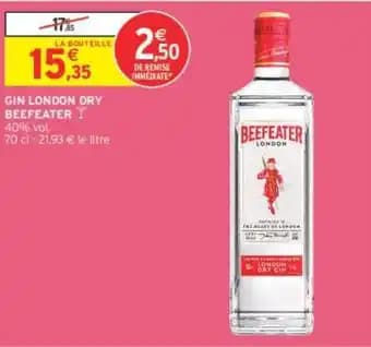 Promotion Exclusives de 1
Beefeater : Découvrez l'Offre incontournable
