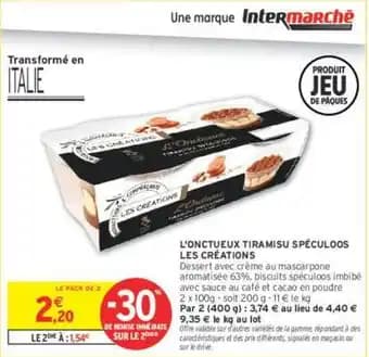 Promotion Exclusives de 1
L'onctueux : Découvrez l'Offre incontournable