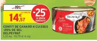 Promotion Exclusives de 14
Confit de canard : Découvrez l'Offre incontournable