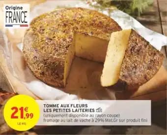 LES PETITES LAITERIES TOMME AUX FLEURS