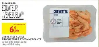 PRODUCTEURS ET COMMERCANTS CREVETTES CUITES