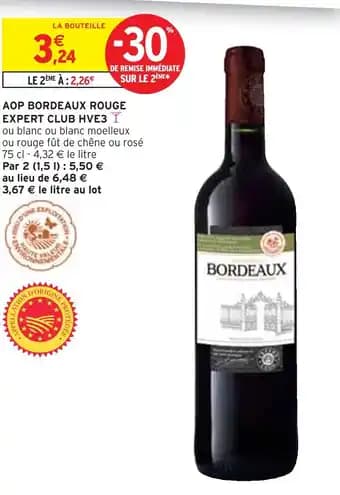 EXPERT CLUB HVE3 Aop bordeaux rouge